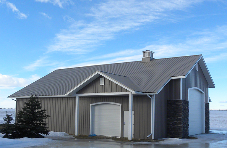 Post-Frame Acreage Building constructed in the Peace Region